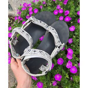 Women's Teva Pattern Outdoor Waterproof Strap Rubber Summer Sandals 9